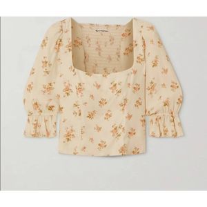 Floral Cream Top